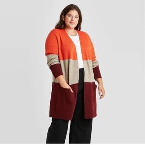 A New Day Color Block Cardigan‎